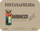 Fontanafredda Silver Label Barbaresco 2012 Front Label