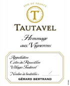 Gerard Bertrand Cotes du Roussillon Villages Tautavel Hommage aux Vignerons 2013 Front Label