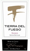 Tierra del Fuego Reserva Carmenere 2009 Front Label