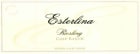 Esterlina Vineyards & Winery Riesling 2010 Front Label