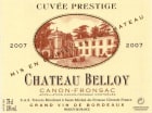 Travers Bordeaux Canon-Fronsac Chateau Belloy Cuvee Prestige 2007 Front Label