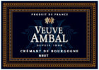 Veuve Ambal Cremant de Bourgogne Brut 2010 Front Label