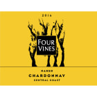 Four Vines Central Coast Naked Chardonnay 2016 Front Label