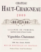 Vignobles Chatonnet Chateau Haut-Chaigneau Cuvee Prestige 2009 Front Label