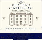Vignobles Lesgourgues Chateau Cadillac Blanc 2007 Front Label