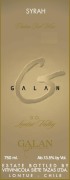 Vina Galan Syrah 2011 Front Label