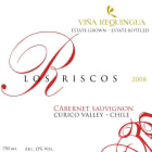 Vina Requingua Winery Los Riscos Cabernet Sauvignon 2008 Front Label