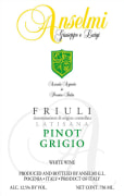 Vini Anselmi Friuli Latisana Pinot Grigio 2015 Front Label