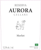 Vinicola Aurora Reserva Merlot 2015 Front Label