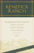 Kenefick Ranch Chris's Cuvee Cabernet Sauvignon 2007 Front Label