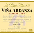 La Rioja Alta Vina Ardanza Reserva (1.5 Liter Magnum) 2008 Front Label