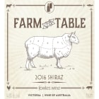 Fowles Wine Farm to Table Shiraz 2016 Front Label