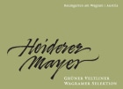 Weingut Heiderer-Mayer Wagramer Selektion Gruner Veltliner 2011 Front Label
