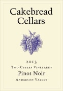 Cakebread Two Creeks Vineyards Pinot Noir 2013 Front Label