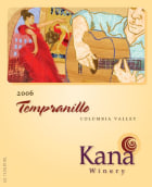 Kana Winery Tempranillo 2006 Front Label