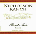 Nicholson Ranch Estate Pinot Noir 2012 Front Label