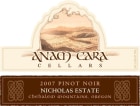 Anam Cara Nicholas Estate Pinot Noir 2007 Front Label