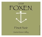 Foxen Santa Maria Valley Pinot Noir 2008 Front Label