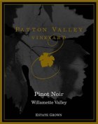 Patton Valley Willamette Valley Pinot Noir 2010 Front Label