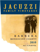 Jacuzzi Barbera 2010 Front Label