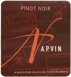 A.P. Vin Keefer Ranch Pinot Noir 2010 Front Label