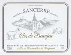 Gerard Boulay Sancerre Clos de Beaujeu 2001 Front Label