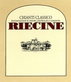 Riecine Chianti Classico 2003 Front Label