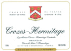 Cave de Tain Crozes-Hermitage Rouge 2003 Front Label