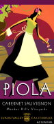 Mankas Hills Vineyards Piola Cabernet Sauvignon 2009 Front Label