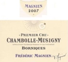 Frederic Magnien Chambolle-Musigny Borniques Premier Cru 2007 Front Label