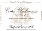 Rapet Pere & Fils Corton-Charlemagne Grand Cru 2008 Front Label