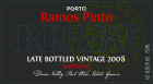 Ramos Pinto Late Bottled Vintage Port 2008 Front Label