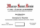 Domaine Georges & Christophe Roumier Morey-Saint-Denis Clos de la Bussiere Premier Cru 2009 Front Label