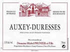 Prunier, M Auxey-Duresses Rouge 2010 Front Label