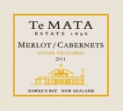 Te Mata Hawkes Bay Cabernet Merlot 2011 Front Label