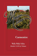 Morrison Lane Carmenere 2009 Front Label