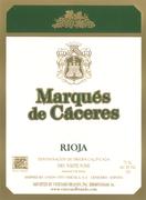 Marques de Caceres Rioja Blanco 2001 Front Label