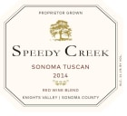 Speedy Creek Winery Tuscan Blend 2014  Front Label