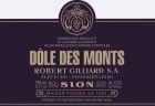 Robert Gilliard Dole des Monts 2012 Front Label