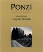 Ponzi Pinot Gris 1998 Front Label