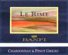 Banfi Le Rime Pinot Grigio Chardonnay 2014 Front Label