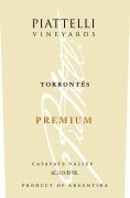 Piattelli Premium Torrontes 2015 Front Label