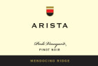 Arista Winery Perli Pinot Noir 2014 Front Label