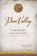 Pear Valley Cabernet Sauvignon 2006 Front Label