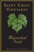 Saint Croix Vineyards Reserve Marechal Foch 2012 Front Label