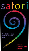 Satori Cellars Merlot of the Violet Flame 2011 Front Label