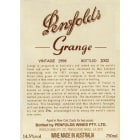 Penfolds Grange 1998 Front Label