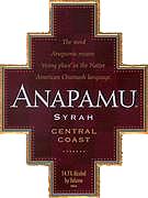 Anapamu Syrah 2001 Front Label