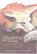 Sleeping Dog Wines Merlot 2006 Front Label