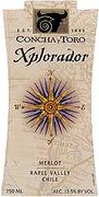 Concha y Toro Xplorador Merlot 2002 Front Label